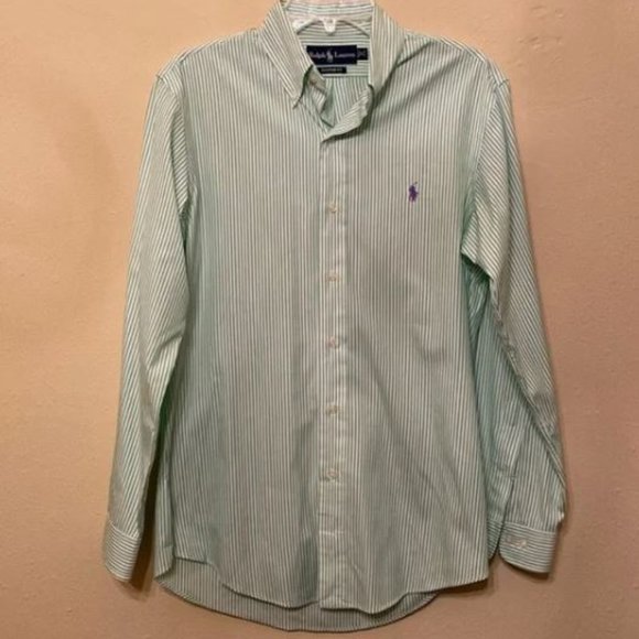 2 Ralph Lauren Custom Fit Dress Shirts 2 Shirt Bundle 15 32/33 - Picture 7 of 11